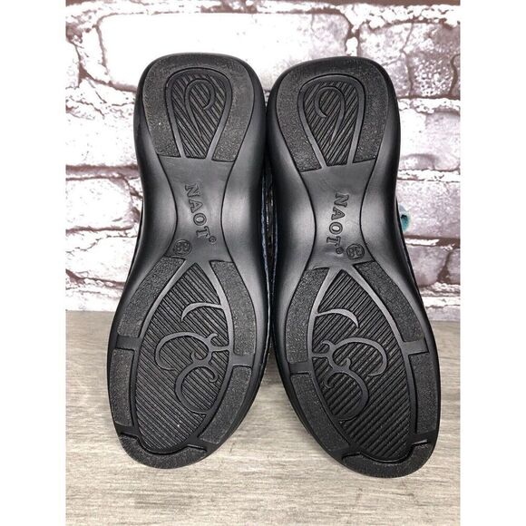 Naot Sky Blue Leather Mary Jane Strap Clogs Comfort Shoes Women Sz 38EU/7.5M US - Picture 12 of 16